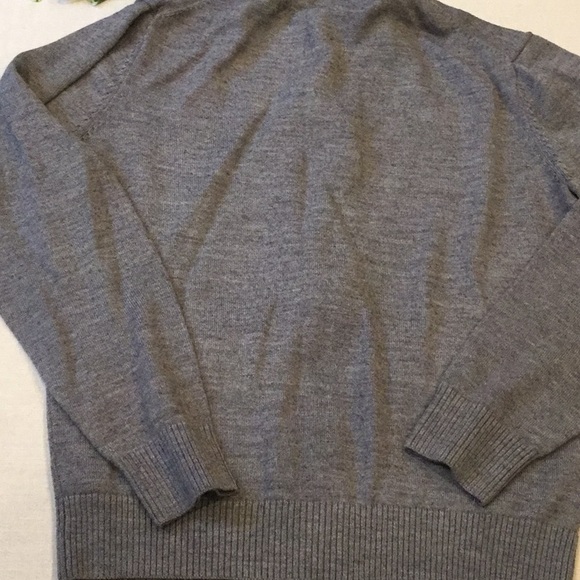 Michael Kors Gray Sweater Jacket Med Zip Cardigan - Picture 6 of 7